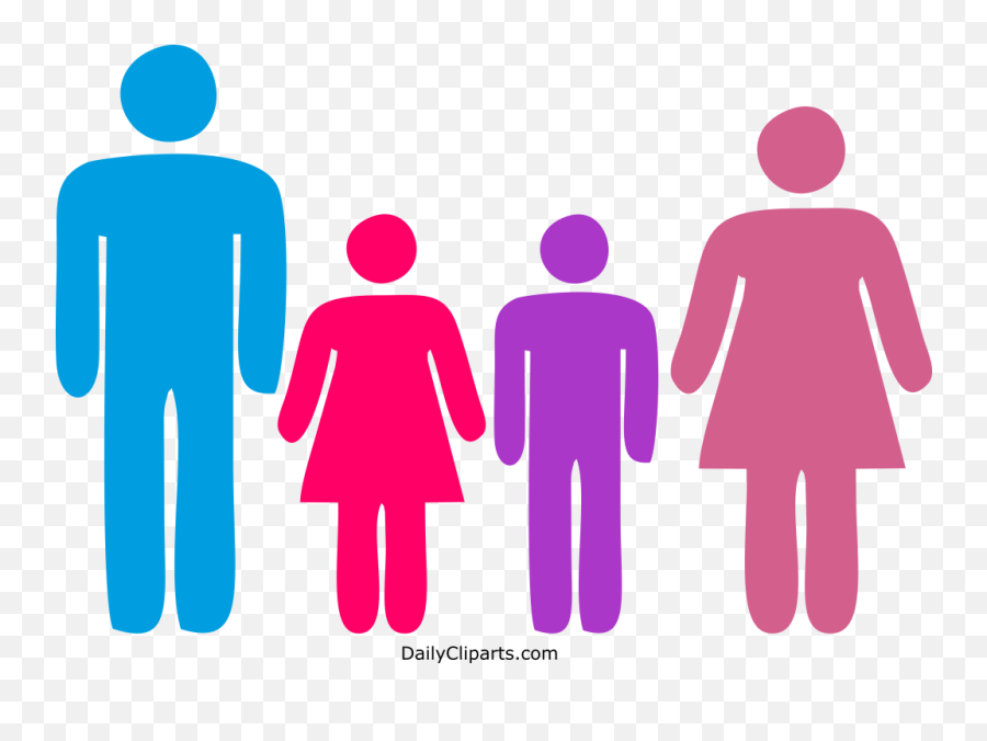 Father And Son Png - Father Daughter Son Mother Color Icon Women Holding Hands Clipart,Family Icon Png