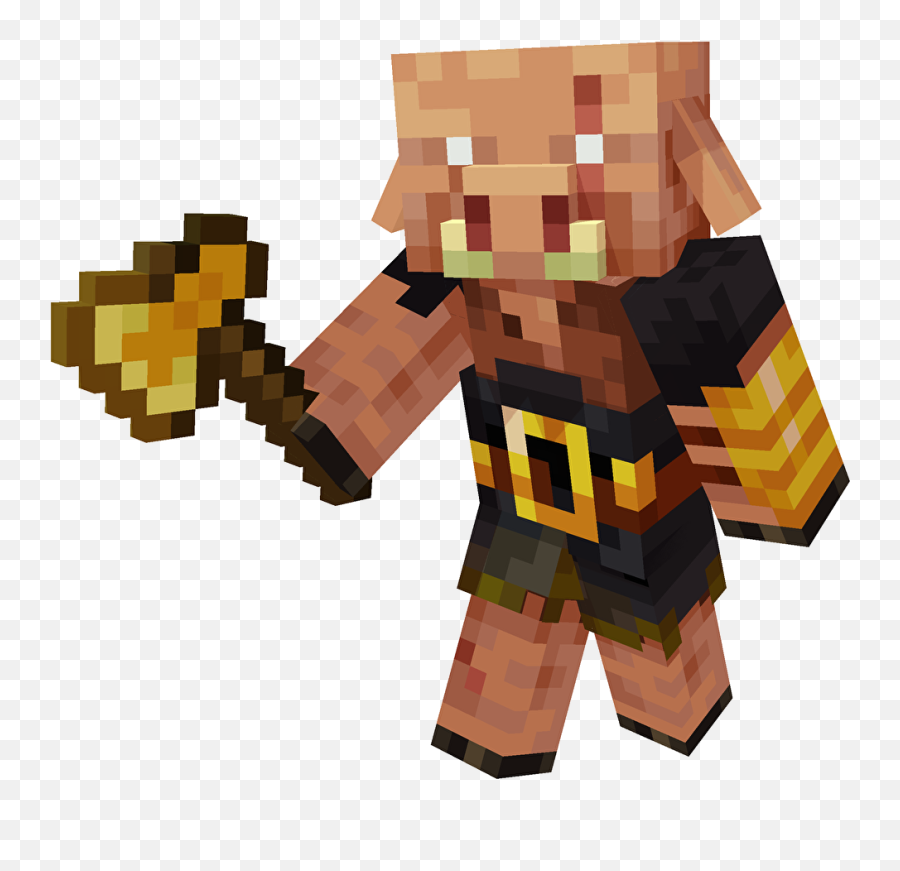 Piglin Brute U2013 Official Minecraft Wiki - Minecraft Piglin Png,Mcpe Icon