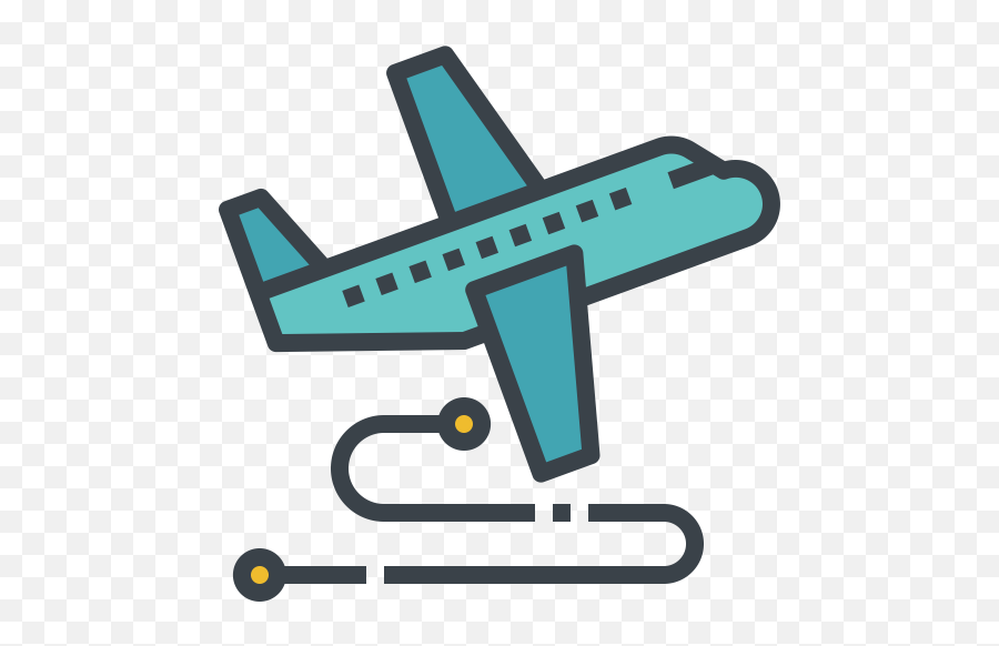 Flight Route Tourism Transmit Travel Icon - Free Download Monoplane Png,Travel Icon Images