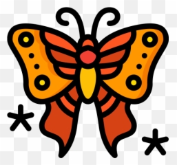 Silk Butterfly Free Vector Icons - Girly png