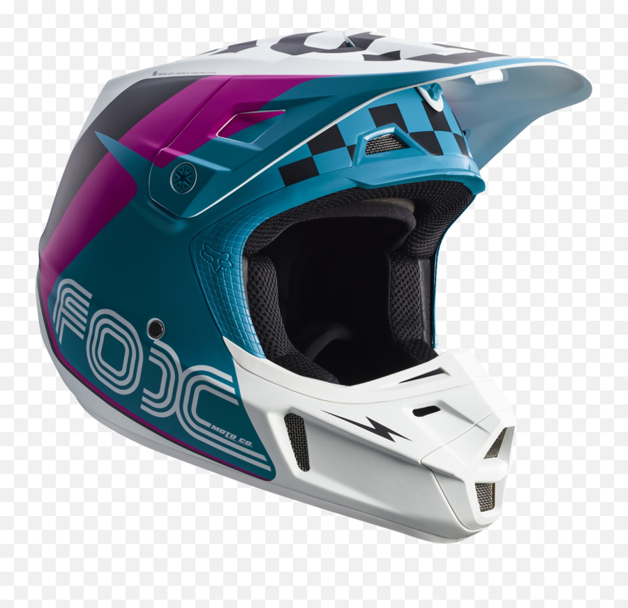 Fox Racing 2017 Mx Helmet V1 V2 V3 Motocross Off Road - Motorcycle Helmet Png,Icon Airflite Quicksilver