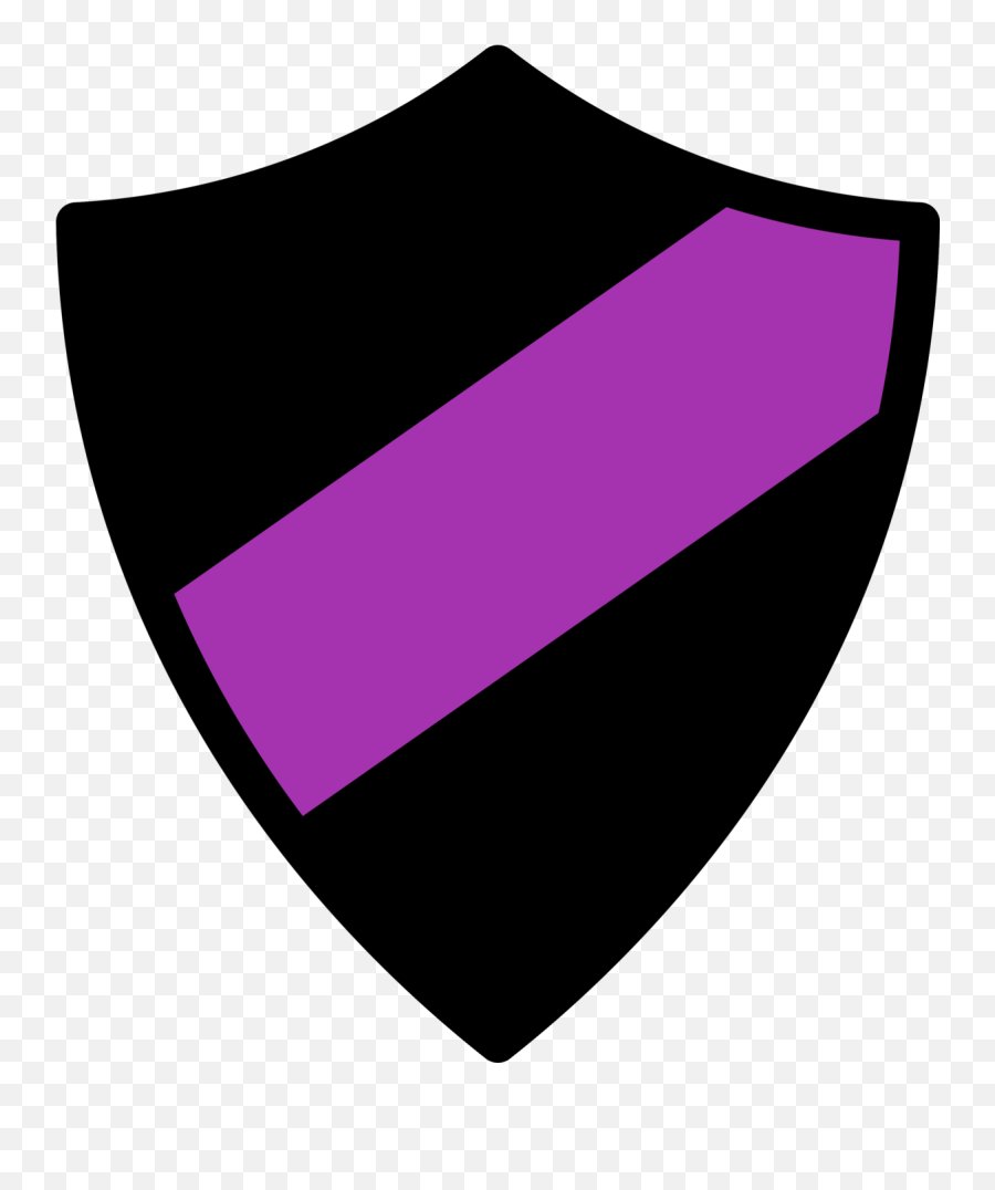 Emblem Icon Black - Black And Purple Shield Png,Emblem Icon