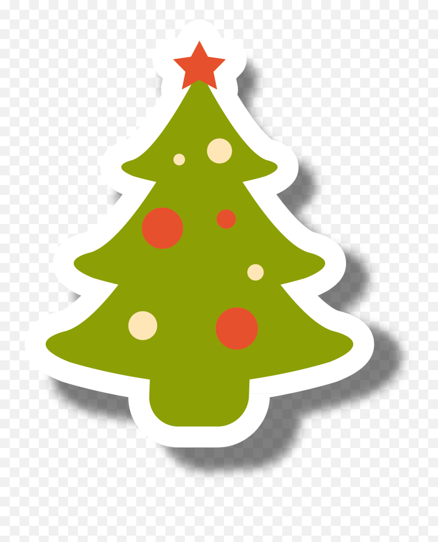 Christmas Tree Vector Png Download - Christmas Tree Vector Free,Christmas Vector Png