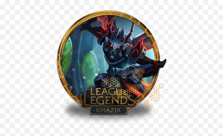 Icon Of League Legends Gold Border Icons - Mecha Kha Zix Wallpaper Hd Png,Khazix Icon