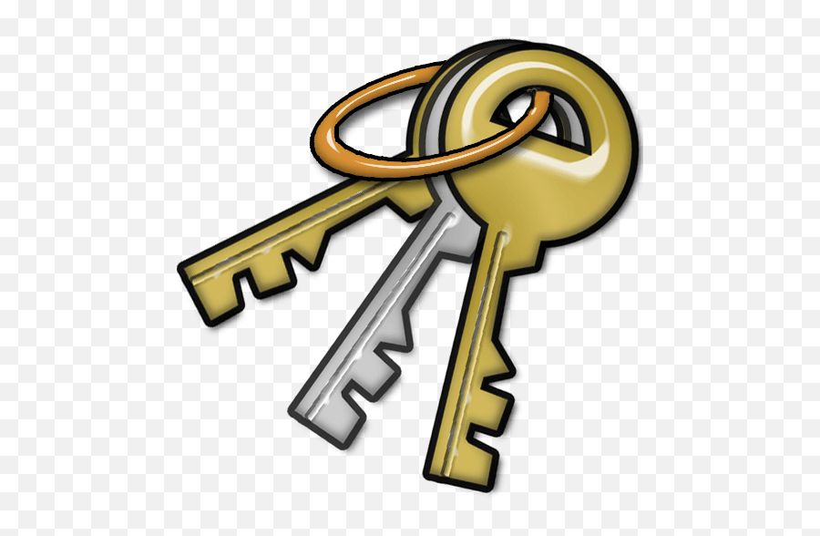 Key Ring Clipart - Key Ring Clipart Png,Keyring Icon