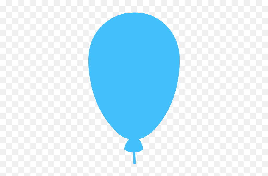 Caribbean Blue Balloon 8 Icon - Free Caribbean Blue Party Icons Oval Balloon Png,Balloons Icon