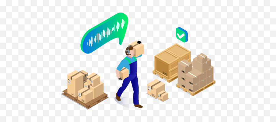 Voice Technology For Industry Managed Processes - Vocalize Cardboard Box Png,Sorting Icon