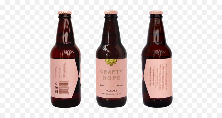 Download Crafty Hops All Side - Full Size Png Image Pngkit Beer Bottle,Hops Png