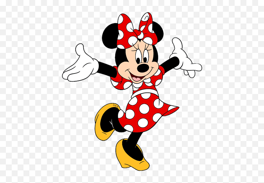Disney Minnie Mouse Clip Art Images 6 - Drawing Of Disneyland Characters Png,Minnie Mouse Transparent
