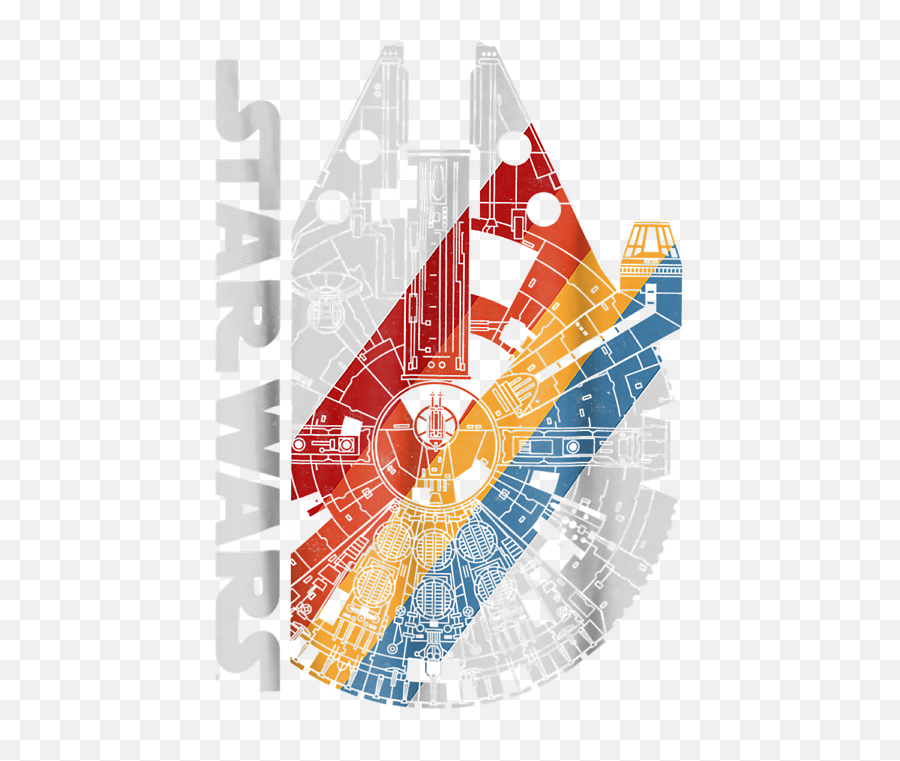 Star Wars Millennium Falcon Wears Retro Stripes Puzzle - Vertical Png,Millenium Falcon Icon