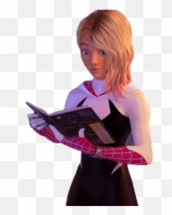 Interesting Spider Gwen Sticker - These Your Drawings png