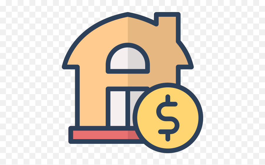 Dollar Real Estate Home House Free Icon - Iconiconscom House Png,Real Estate House Icon