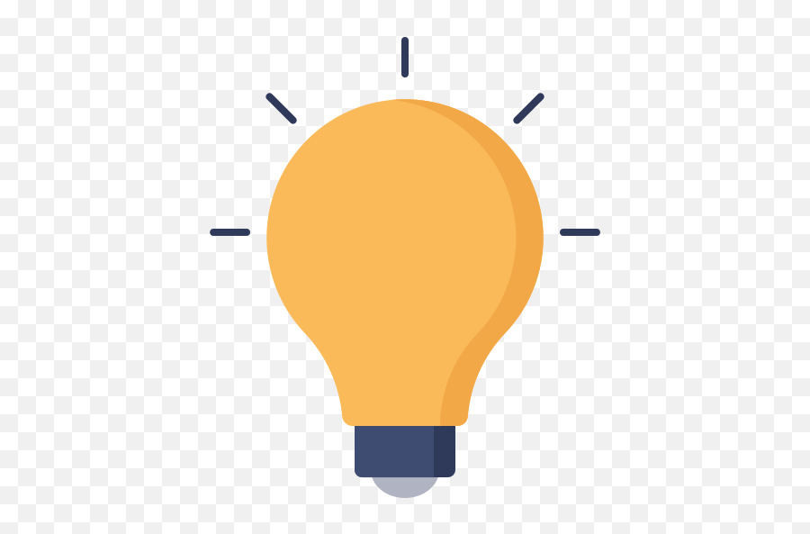 Light Bulb - Free Electronics Icons Png,Orange Light Bulb Icon