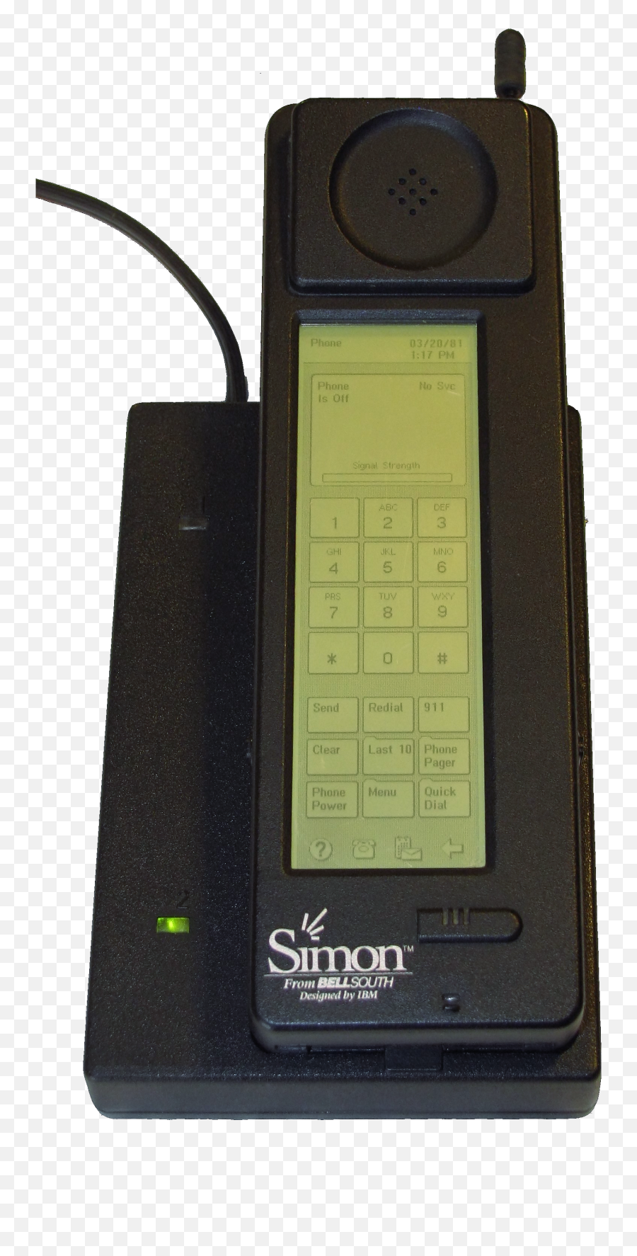 Ibm Simon - Wikipedia First Touch Screen Phone Png,Transparent Cellular Phone