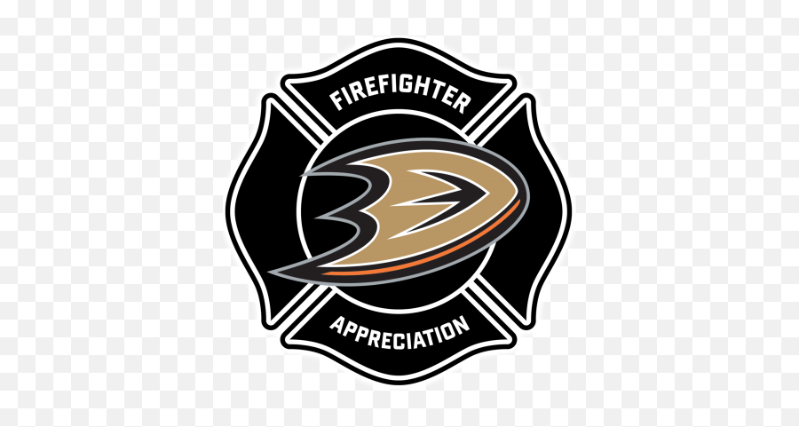 Anaheim Ducks - Powered By Spinzo Fire Department Firefighter Flag Png,New Jersey Devils Logo Png