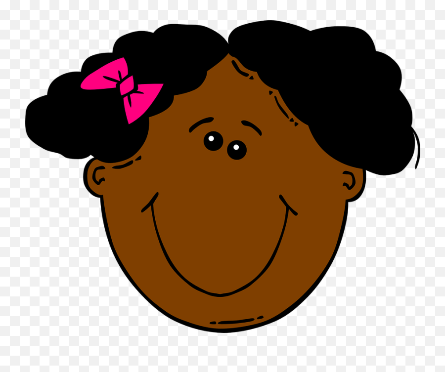 Girl Smile Happy - Free Vector Graphic On Pixabay African American Clipart Png,Black Girl Png