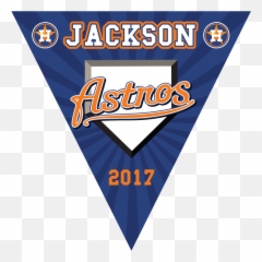 22u2033 X Vinyl Triangle Pennant Astros - Houston Astros Poster Png,Astros Logo Png