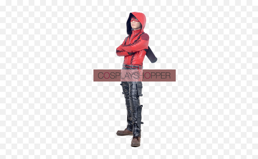 Arrow 3 Red Roy Harper Arsenal Cosplay Costume - Girl Png,Big Red Arrow Png