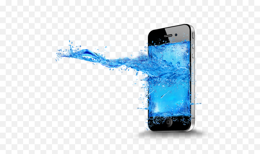 Cracked Phone Screen Png - Water Damage Mobile Phone Water Damage Mobile Png,Cracked Screen Png