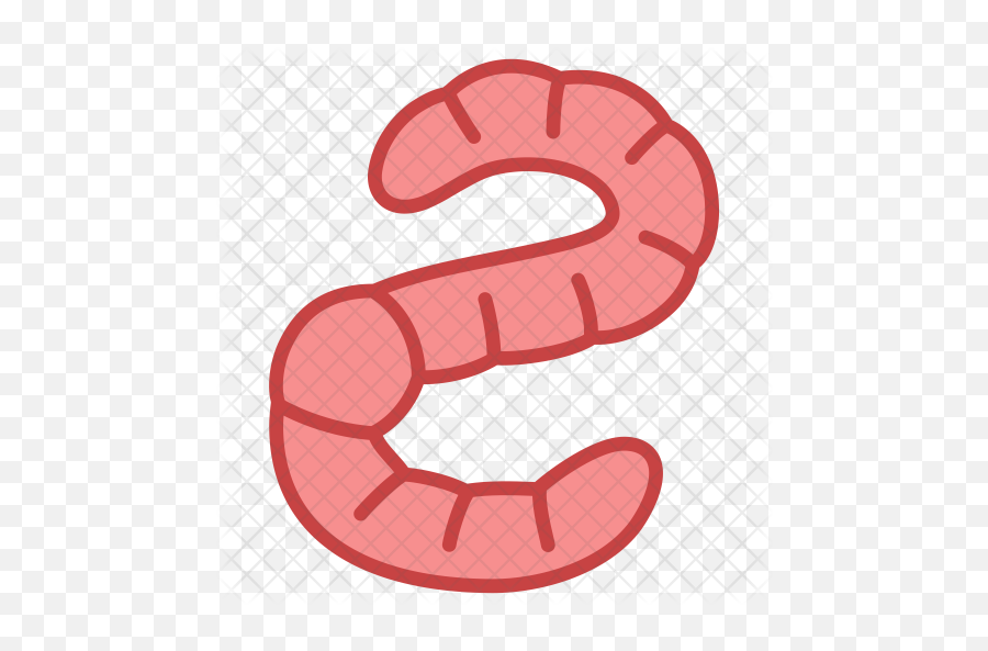 Earthworm Icon Of Colored Outline Style - Department Of Defense Seal Png,Earthworm Png