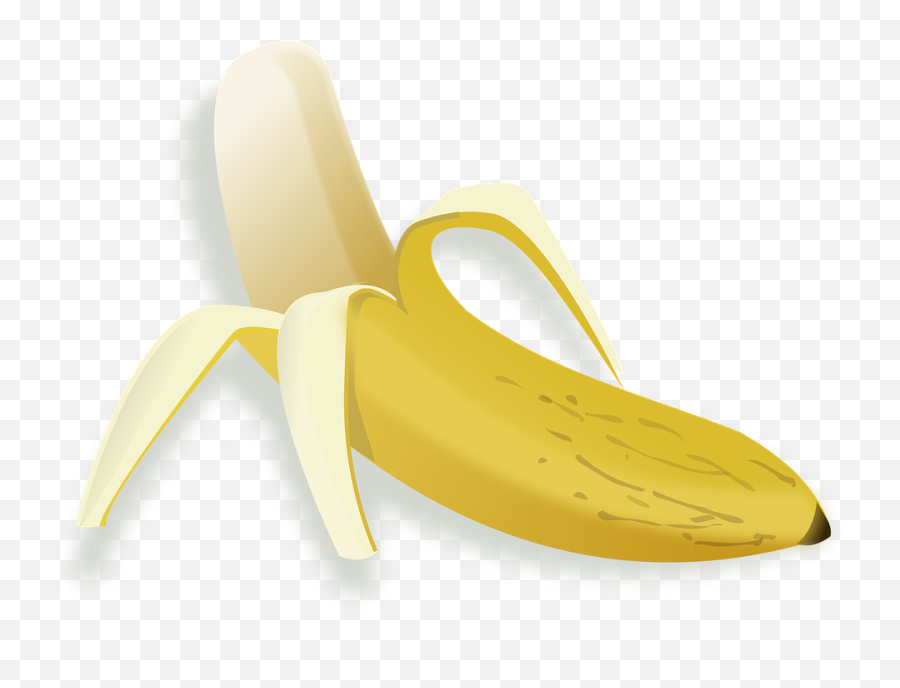 Banana Food Fruit - Free Vector Graphic On Pixabay Peeled Banana Gif Animated Png,Banana Transparent Png