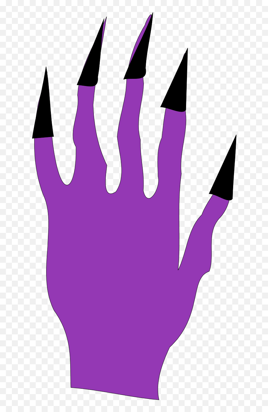 Claws Devil Fingers - Halloween Witch Hands Clipart Png,Nails Png