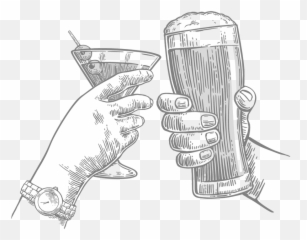 Download Cocktail Drawing - Gooney Jib Juon Ruo Jilu Album Png,Cocktail Png