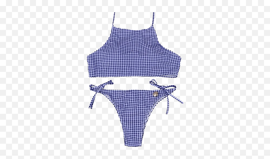 Holiday Beach Plaid Open Bikini - S Pink Swimsuit Bottom Png,Girl In Bikini Png