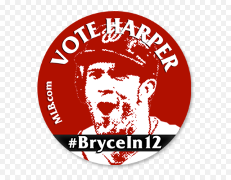 Brycein12 Use Twitter Hashtag To Vote Bryce Harper Into The - Emblem Png,Bryce Harper Png