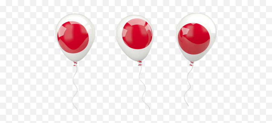 Air Balloons Illustration Of Flag Japan - Japan Flag Balloons Png,Japan Flag Transparent