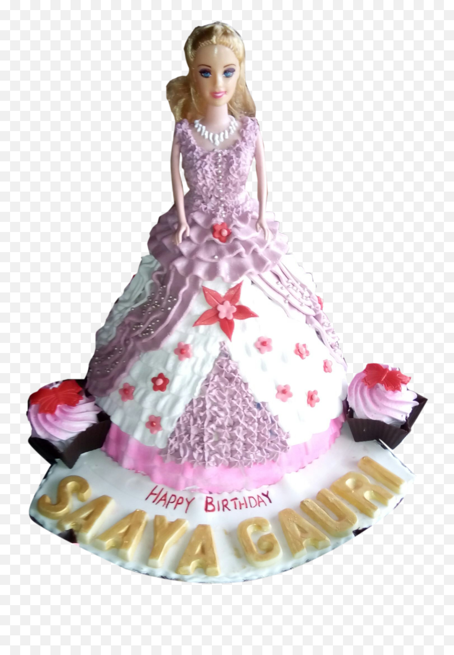 Barbie Doll Cake - Barbie Doll Chocolate Cake Png,Barbie Doll Png