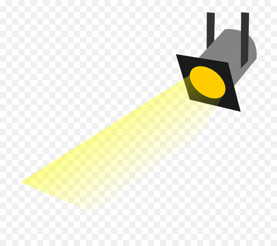 Flashlight Clipart Lightbeam - Spotlight Clip Art Png,Flashlight Beam Png