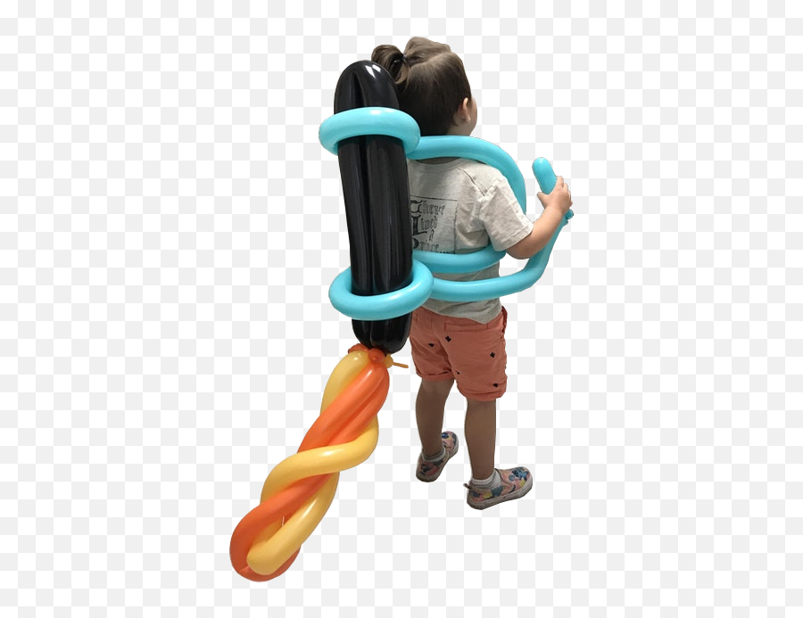 Hd Personthis Boy In A Balloon Jetpack - Kid With Balloon Jetpack Png,Jetpack Png