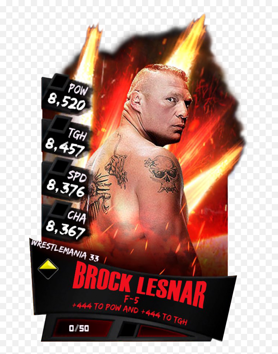 Brock - Wwe Supercard Wrestlemania 33 Png,Brock Lesnar Transparent