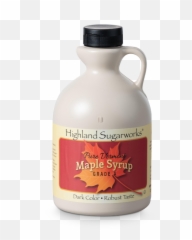 100 Pure Maple Syrup Dark Color Robust Taste Plastic Jug - Glass Bottle Png,Maple Syrup Png