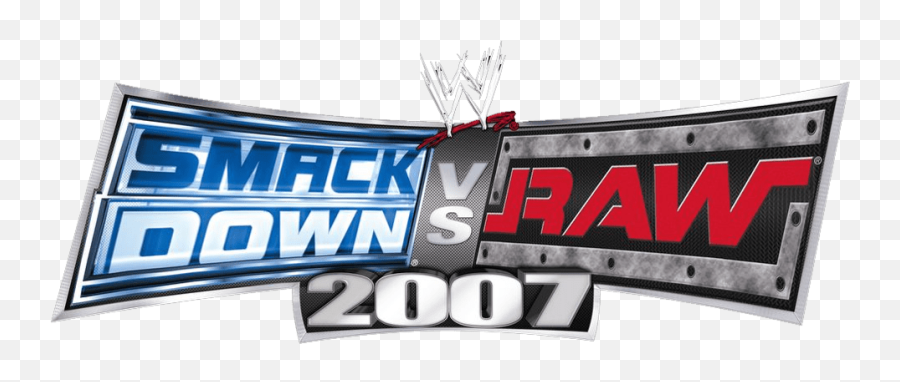 Wwe Smackdown Vs Raw 2007 - Wwe Smackdown Vs Raw 2007 Logo Png,Vs Logo Transparent