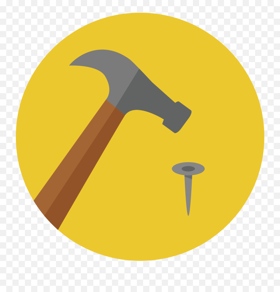 Pin En Floral Logo Design - Hammer And Nail Icon Png,Hammer Icon Png
