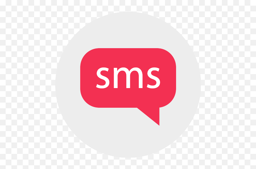 Sms Png Icon - Circle,Sms Png