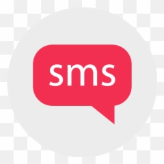 Sms Png Icon - Circle,Sms Png