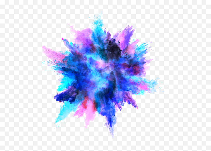 Cartoon Category Explosion Image It Is Of Type Png - Blue Explosion Png,Color Splatter Png