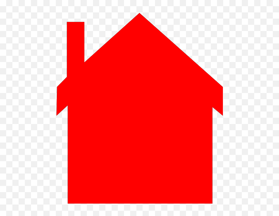 Red House Silhouette Svg Vector Clip - Red House Silhouette Png,House Silhouette Png