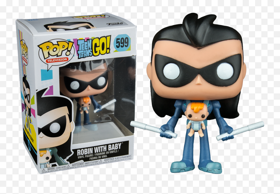 Teen Titans Go - Nightwing With Baby Us Exclusive Pop Nightwing Pop Vinyl Png,Nightwing Png