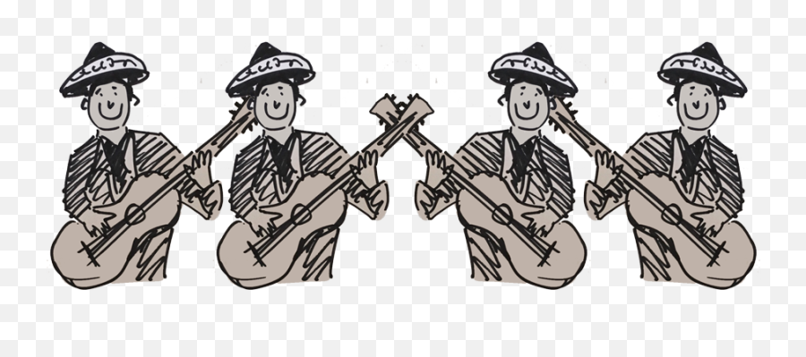 Download Mariachi - Full Size Png Image Pngkit Transparent Mariachi Band,Mariachi Png