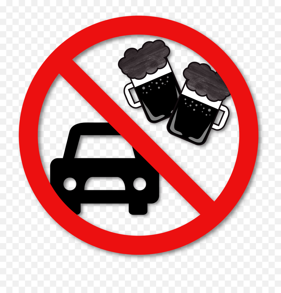 Drunk Driving Prohibited Clipart Png