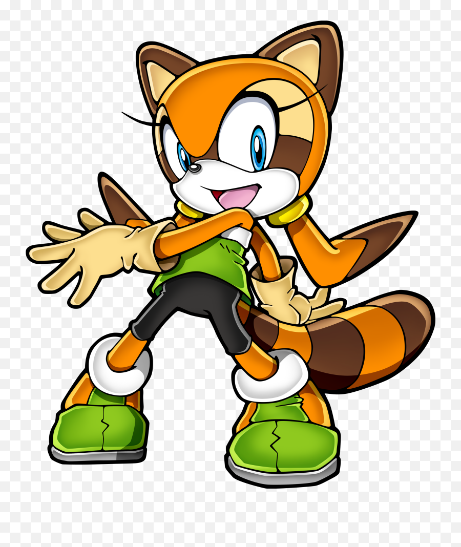 Marine The Raccoon Sonic Universe Wiki Fandom - Marine Sonic Rush Adventure Png,Raccoon Transparent Background