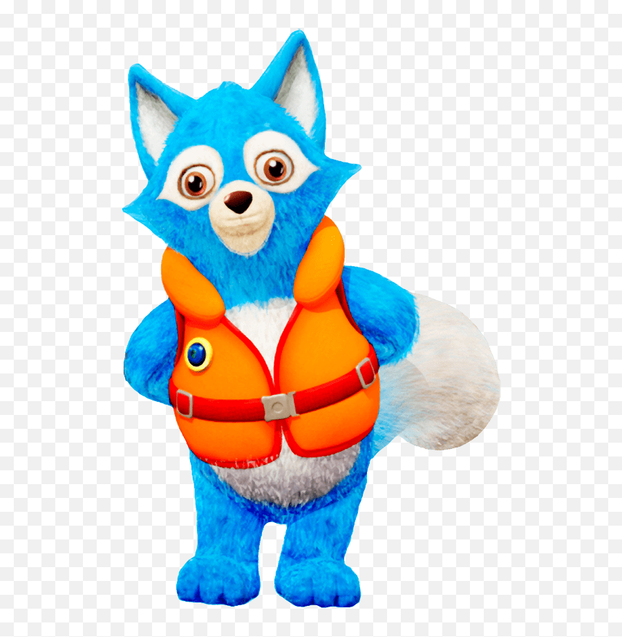Agent Wolfie Wearing Life Vest - Special Agent Oso Wolfie Png,Agent Png