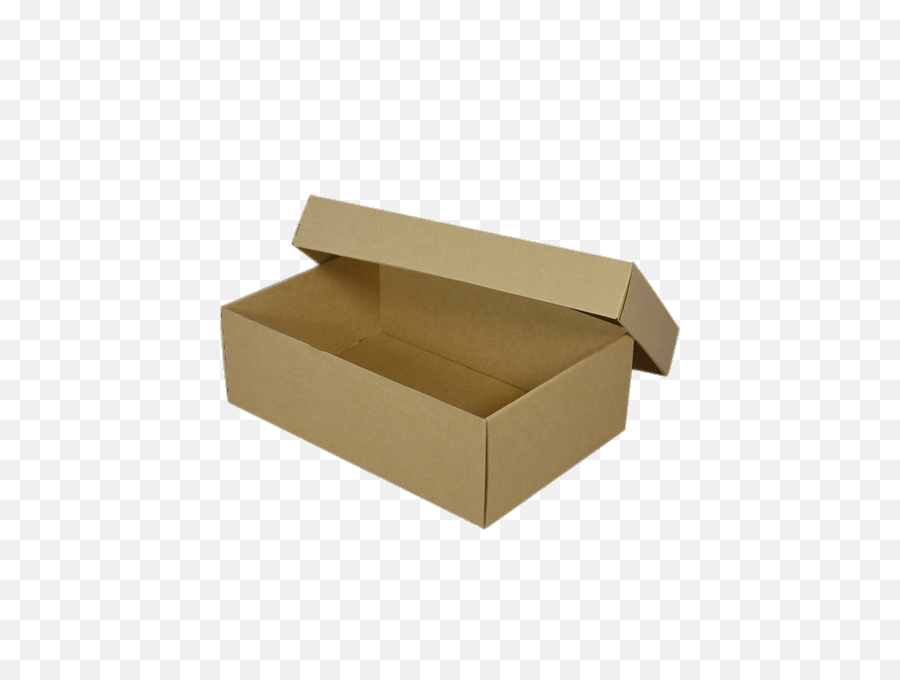 Empty Brown Shoebox Transparent Png - Stickpng Cardboard How To Make A Box,Open Box Png