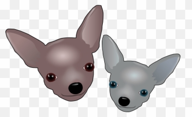 Two Chihuahuas Clipart - Chihuahua Clip Art Png,Chihuahua Png