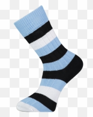 Black Striped Socks - Sock Png,Sock Png