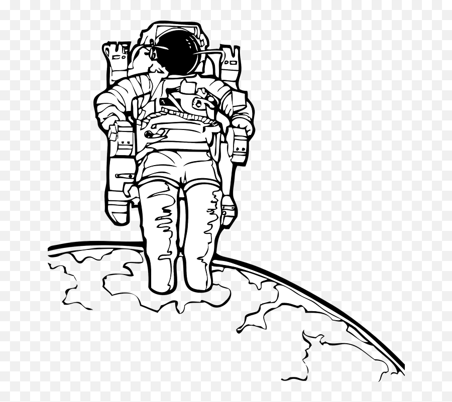 Astronaut Moon Space Spacewalk Spacesuit 68212 - Png Images Moon Walk Clip Art,Spaceman Png
